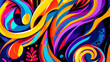 Bold and colorful graffiti-style designs. vektor icon illustation