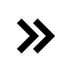 Poster - double arrow icon. simple web icon flat illustration on white background..eps