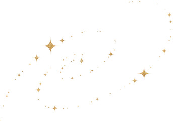 gold glitter constellation