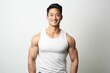体を鍛えている日本人男性（筋トレ・筋肉・マッチョ・フィットネス・ヘルスケア） 