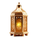 Fototapeta  - an old style traditional golden arabic ramadan eid decoration lantern