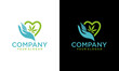 Creative Simple and modern logo design using Heart and Marijuana Leaves.