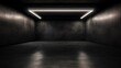 Minimalist Modern LED Lit Room for Contemporary Interior Design Themes