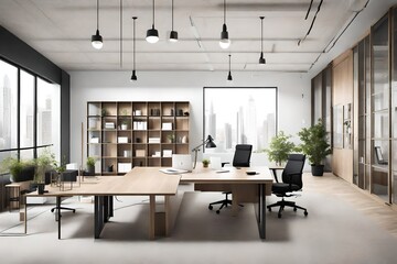 conference room interior generated by AI technology