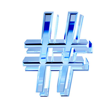 Blue ice symbol