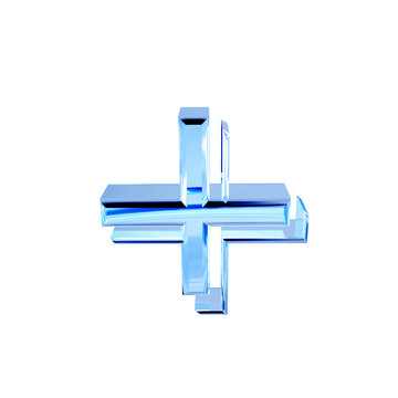 Blue ice symbol