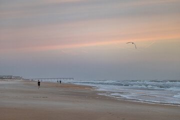 Wall Mural - sunset beach