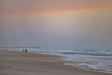 Wall Mural - sunset beach