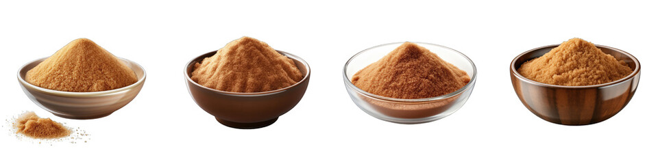 Sticker - Brown sugar Hyperrealistic Highly Detailed Isolated On Transparent Background Png File