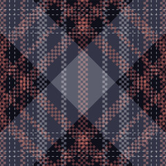 Poster - square pattern geometric elegant tartan textile design vector
