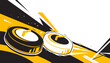 © Manovector - Curling sport background. Sports concept