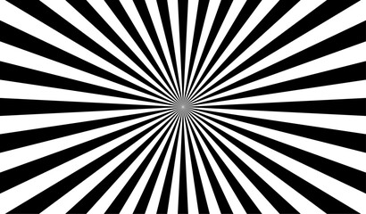 sun ray light. sun rays background. radial burst. sunburst black pattern isolated on white backgroun