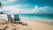 beach chairs on a beach