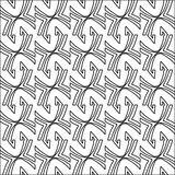 Fototapeta Młodzieżowe - Abstract shapes from lines. Vector graphics for design. Black and white color. Simple pattern.