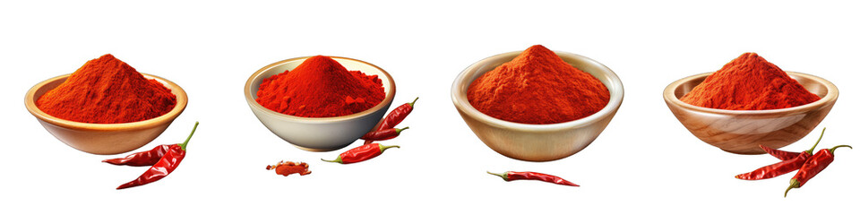 Wall Mural - Sweet paprika Hyperrealistic Highly Detailed Isolated On Transparent Background Png File