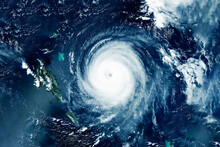 Hurricane Seen From Space. Elements Of This Image Furnished By NASA