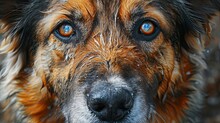 Portrait Dog Cats Eyes Diseases, Comic Background, Background Banner
