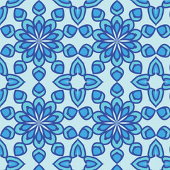  Clean minimal geometric pattern floral texture background design