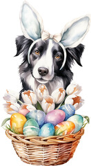 Poster - Easter aussie illustration created with Generative AI technology