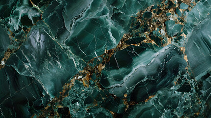 Wall Mural - Turquoise Green marble texture background natural Emperador stone exotic breccia marbel generativ ai