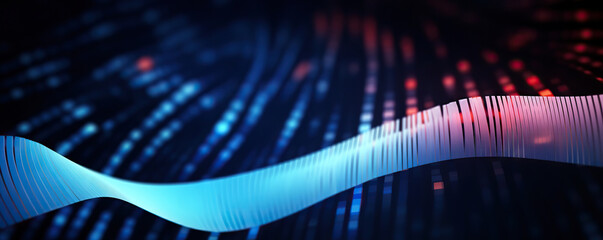 Poster - abstract background for digital purposes as ai, networks, technology, science, etc.