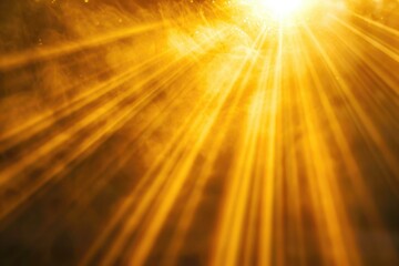 Poster - Sun shining brightly through the clouds. Ideal for nature and weather concepts