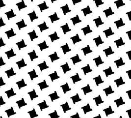 Wall Mural - Seamless houndstooth pattern, Crowbar print illustration.	