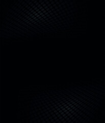 Aufkleber - Black and white abstract halftone, perspective background.