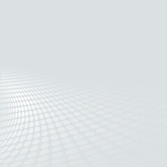 Poster - Soft and smooth white and grey halftone background, banner design.