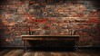 Wide panorama of an old red brick wall, serving as a background with a textured masonry pattern.