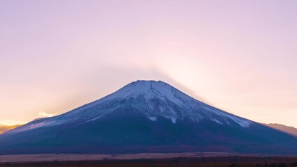 Wall Mural - 富士山タイムラプス　ダイヤモンド富士