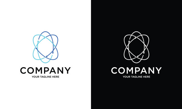 It’s a clean and professional logo template suitable for any business or personal identity related to Networking, Communication, Global it solutions.