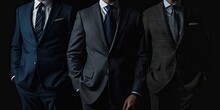 Fashionable Businessman Exuding Style And Sophistication. Dressed In Well Fitted Suit Individual Radiates Confidence And Professionalism. Attention To Detail Perfectly Tied Necktie