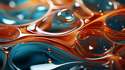 Wall Mural - abstract liquid background