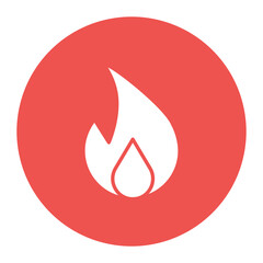 Sticker - Flammable Icon