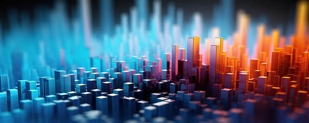 Poster - abstract background for digital purposes as ai, networks, technology, science, etc.