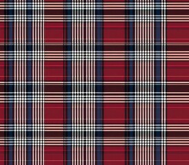 Poster - Prince of Wales Check Seamless Pattern