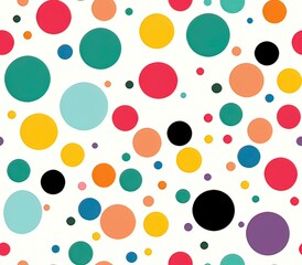 Poster - Polka Dots Seamless Pattern