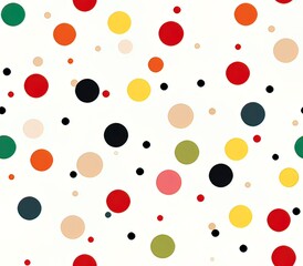 Poster - Polka Dots Seamless Pattern