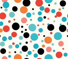 Poster - Polka Dots Seamless Pattern