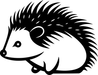 Wall Mural - Hedgehog Flat Icon