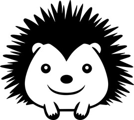 Wall Mural - Hedgehog Flat Icon