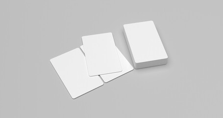 Poster - 3D rendering of business card for mock up