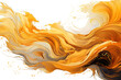 © Jahid CF 5327702 - Abstract artistic background. Lines, golden brushstrokes. isolated on PNG Background. Generative Ai.