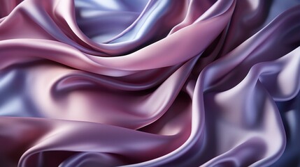 Canvas Print - A stunning lilac silk fabric, delicately woven into a smooth satin, adds a touch of luxury and elegance to any piece of clothing