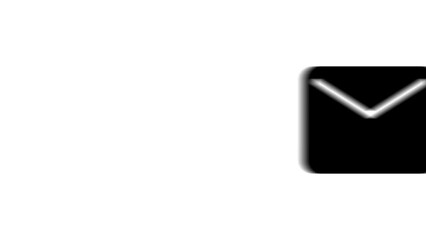 Poster - Animation set, email symbol. Animations: transparency, zooms, transition top to down, transition left to right, slide up to down, slide left to right