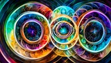 Fototapeta Tęcza - rings of color