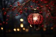  chinese floral illuminated paper lanterns decoration for chinese new year mid-autumn festival  