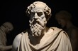 Aristoteles Teaching - Ancient Greece. Generative AI