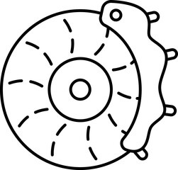 Sticker - brake  icon